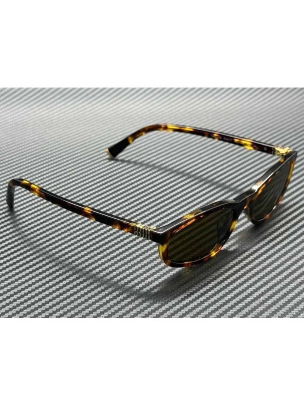 New Miu Miu Women Honey Havana Sunglasses 54-17-140